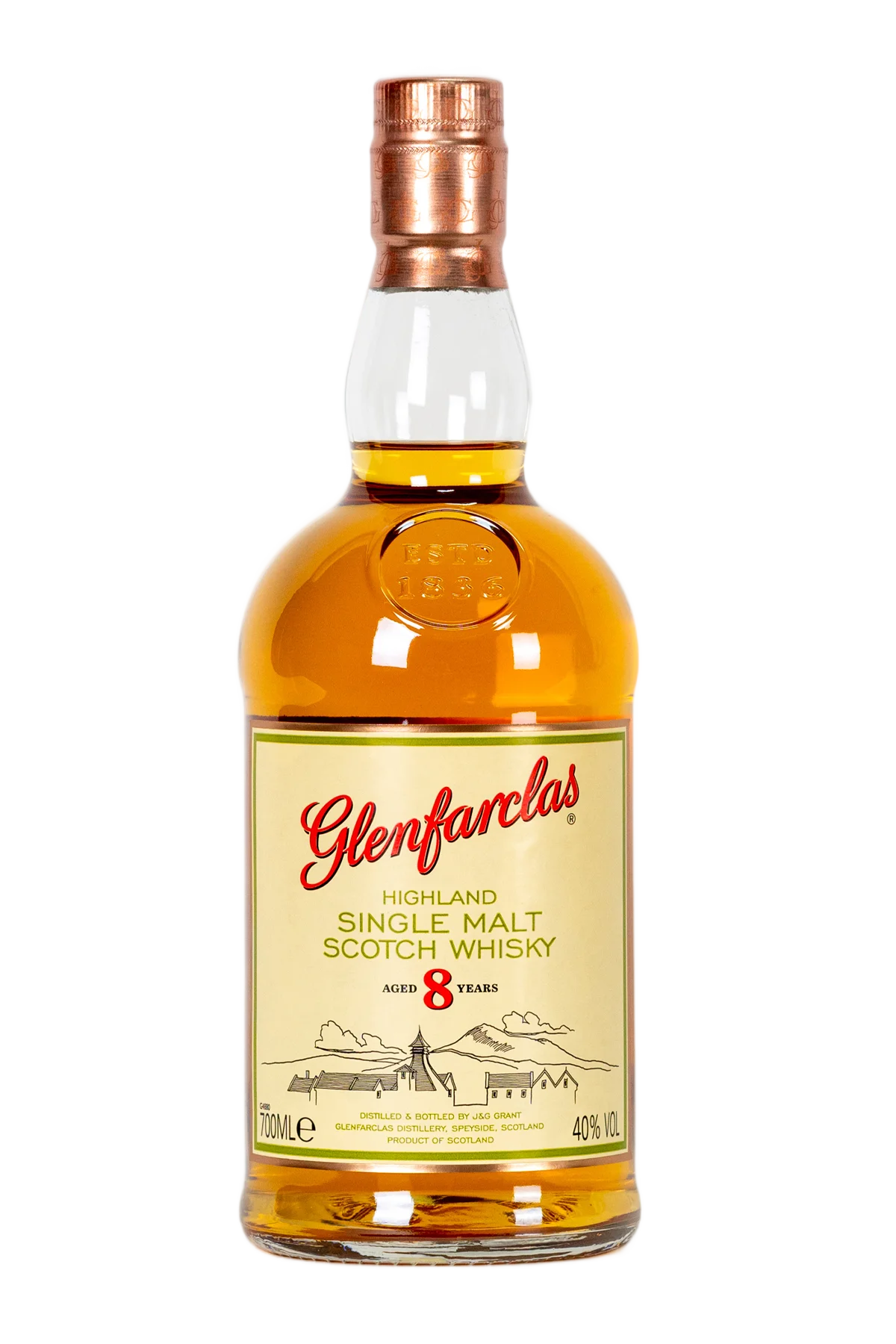 Glenfarclas 8 Year Old Single Malt 700 ml - Compare prices in UAE