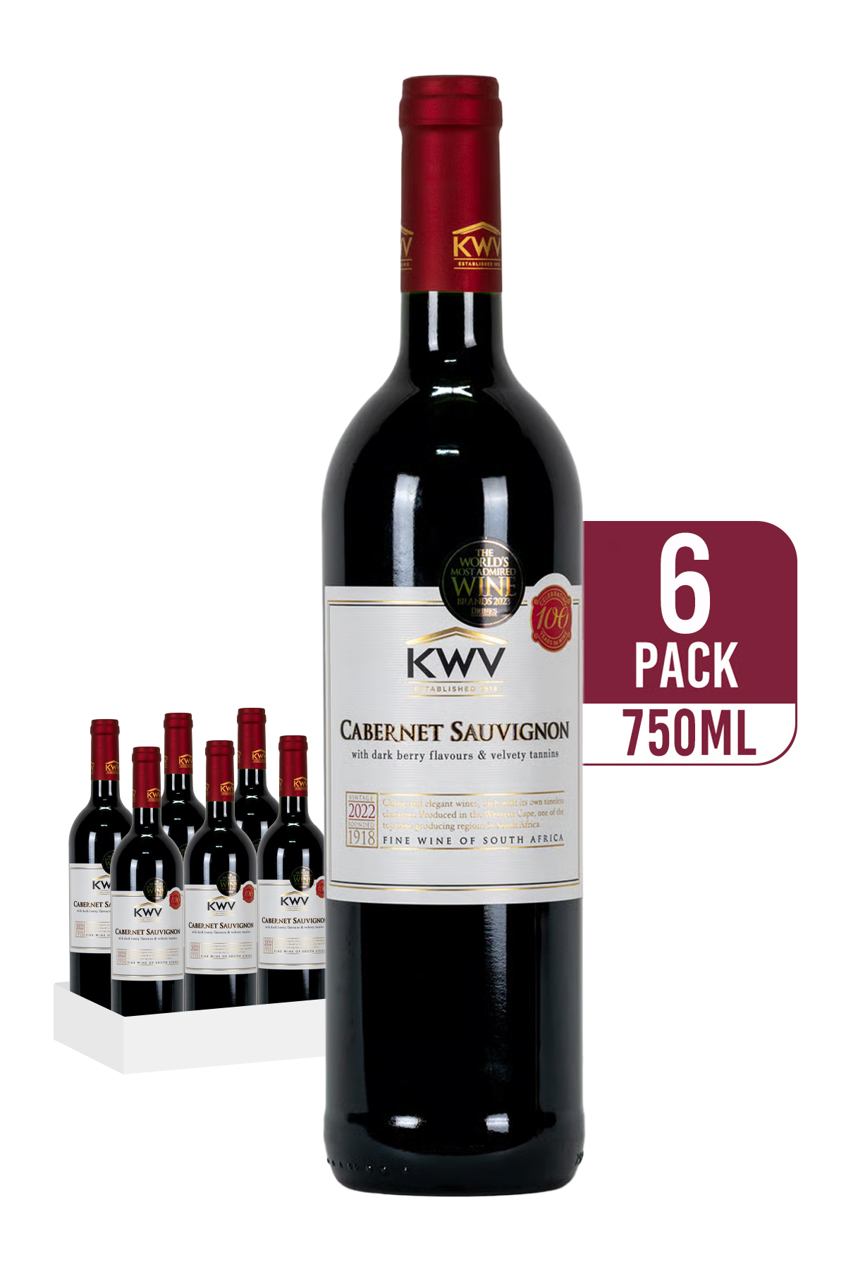 KWV Classic Cabernet Sauvignon (6-pack)