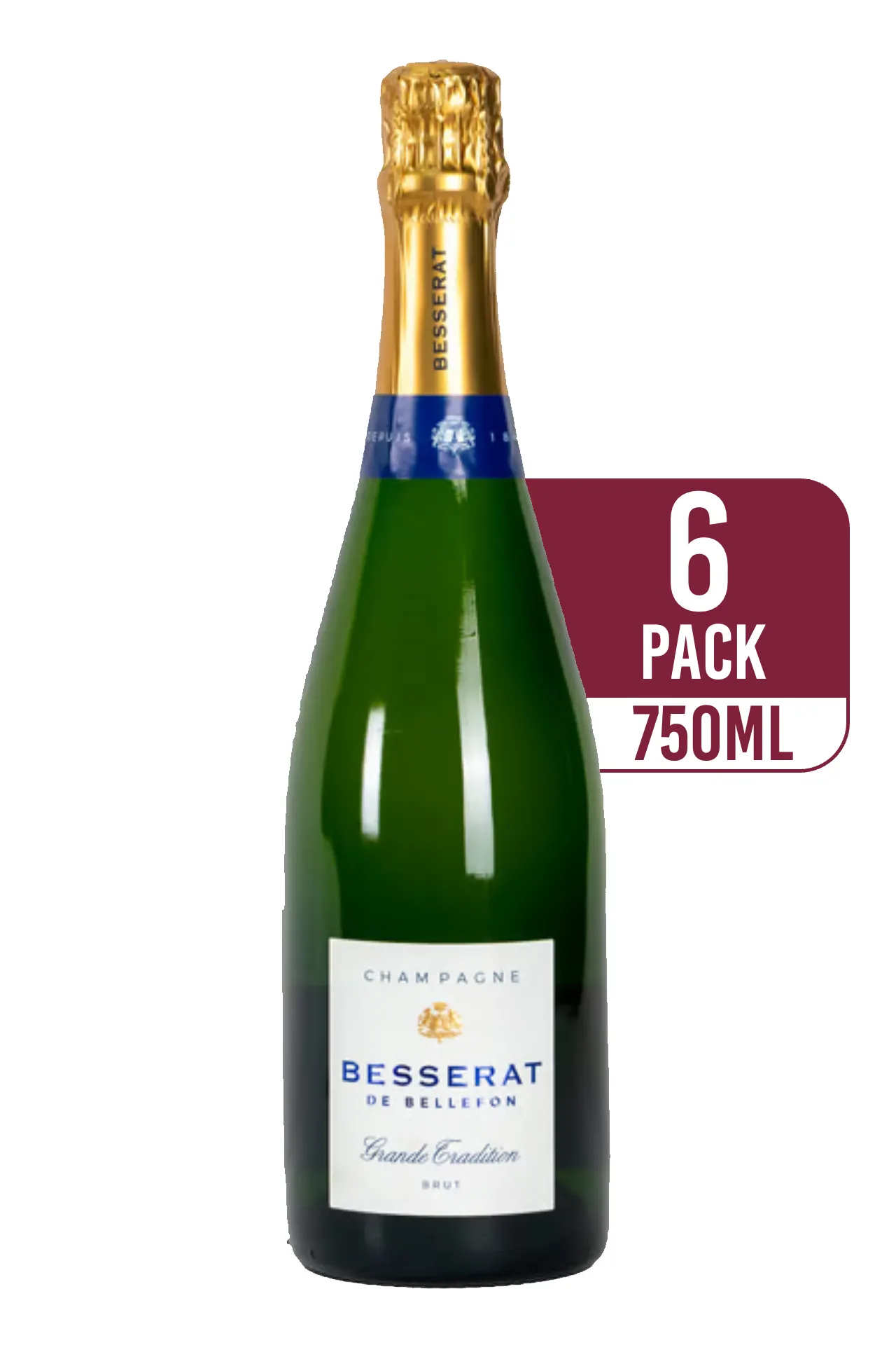 Besserat de Bellefon Champagne Grande Tradition Brut (6-pack)