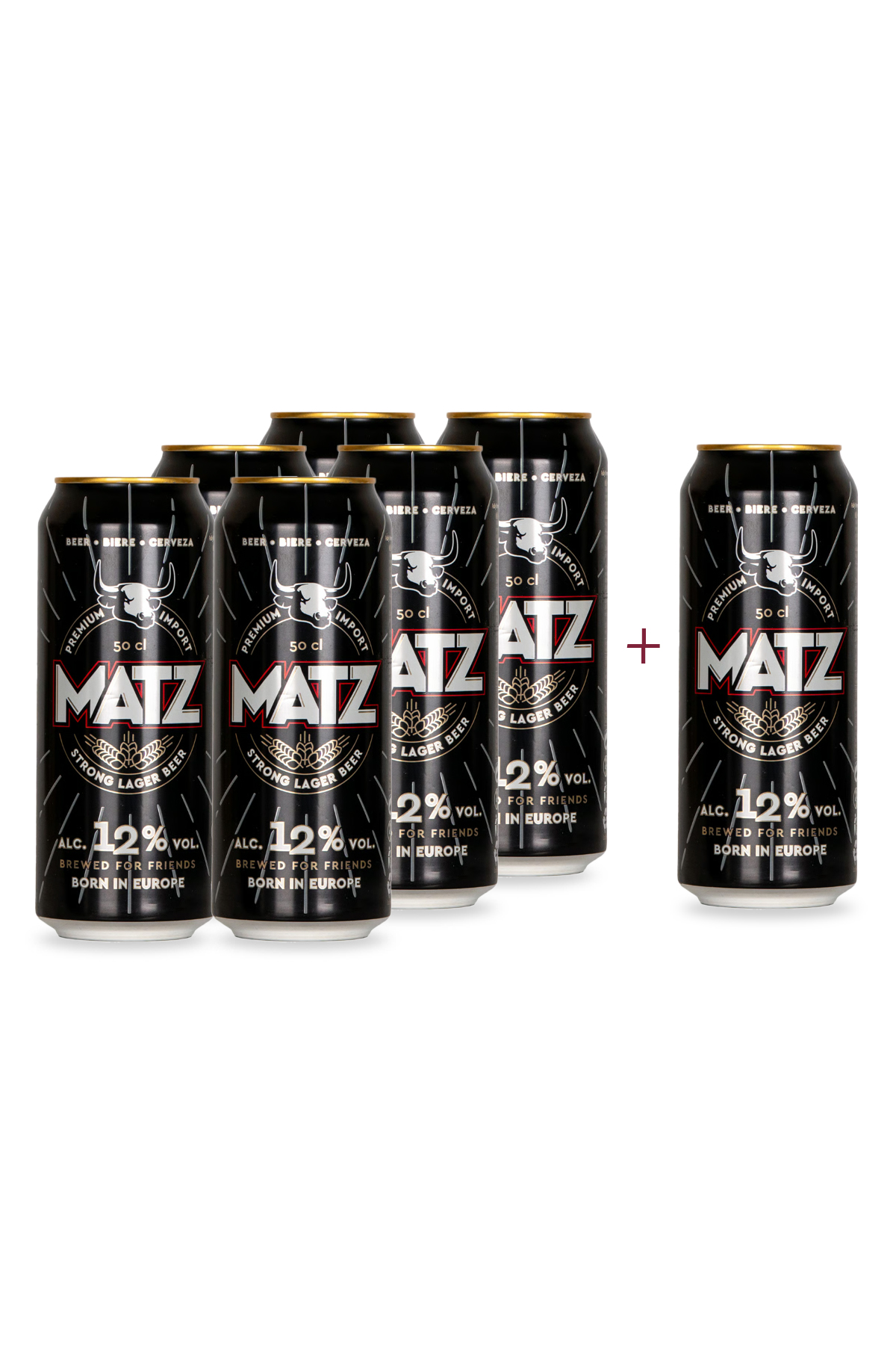 Matz Strong Lager 12% Buy 1 (6-pack) Get 1 Can Free