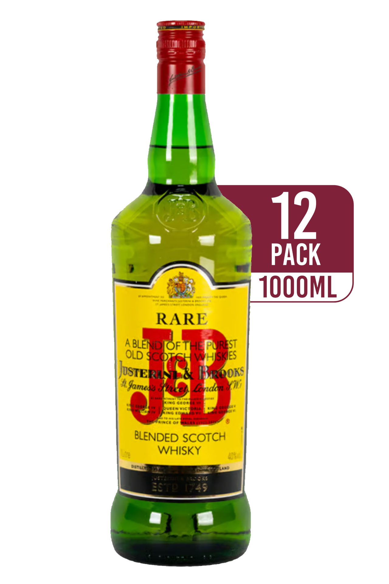 J&B Rare Blended Scotch (12-pack)
