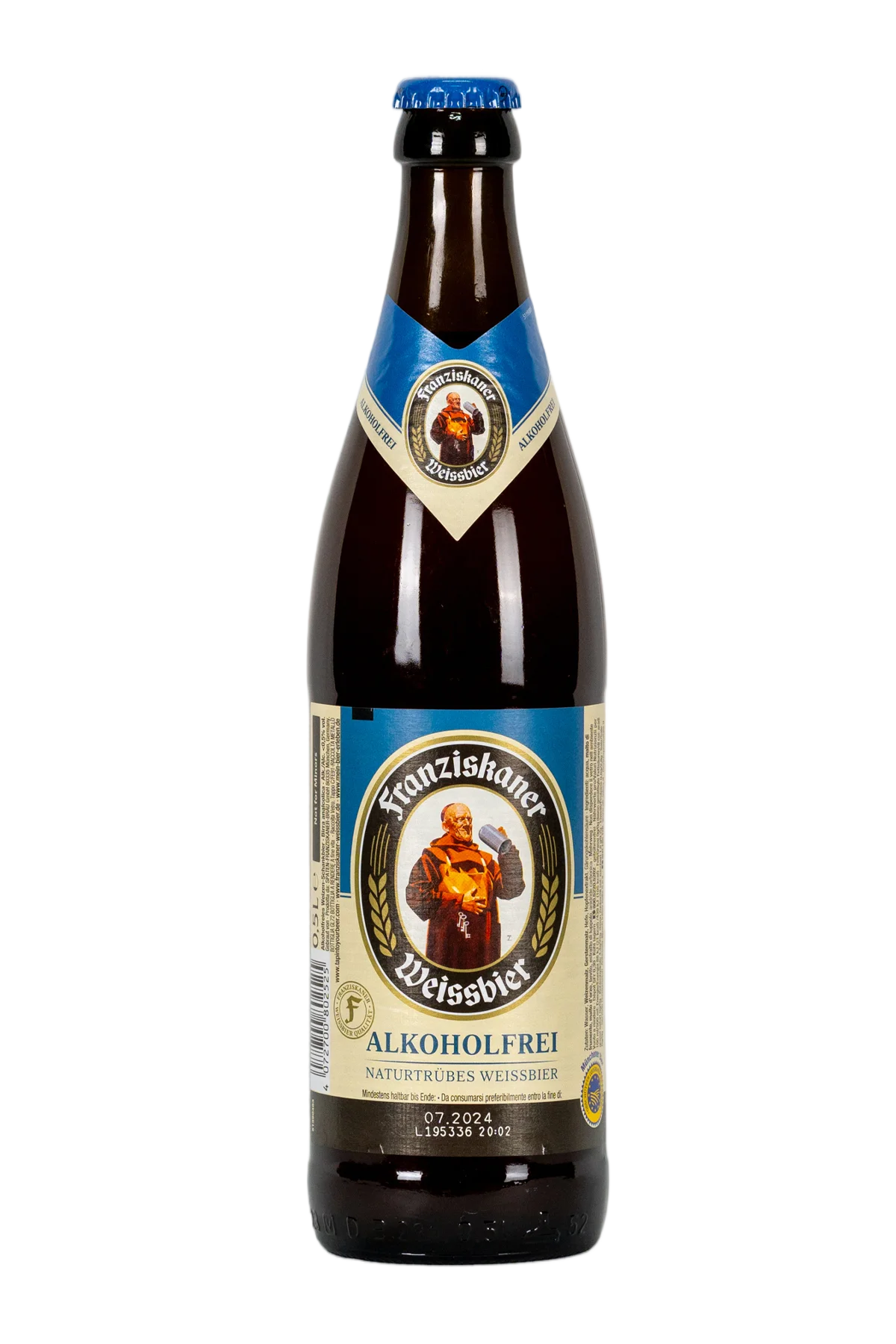 Franziskaner Weissbier 0.0 Non-Alcoholic 4-pack 4 x 500ml by franziskaner - Compare prices in UAE