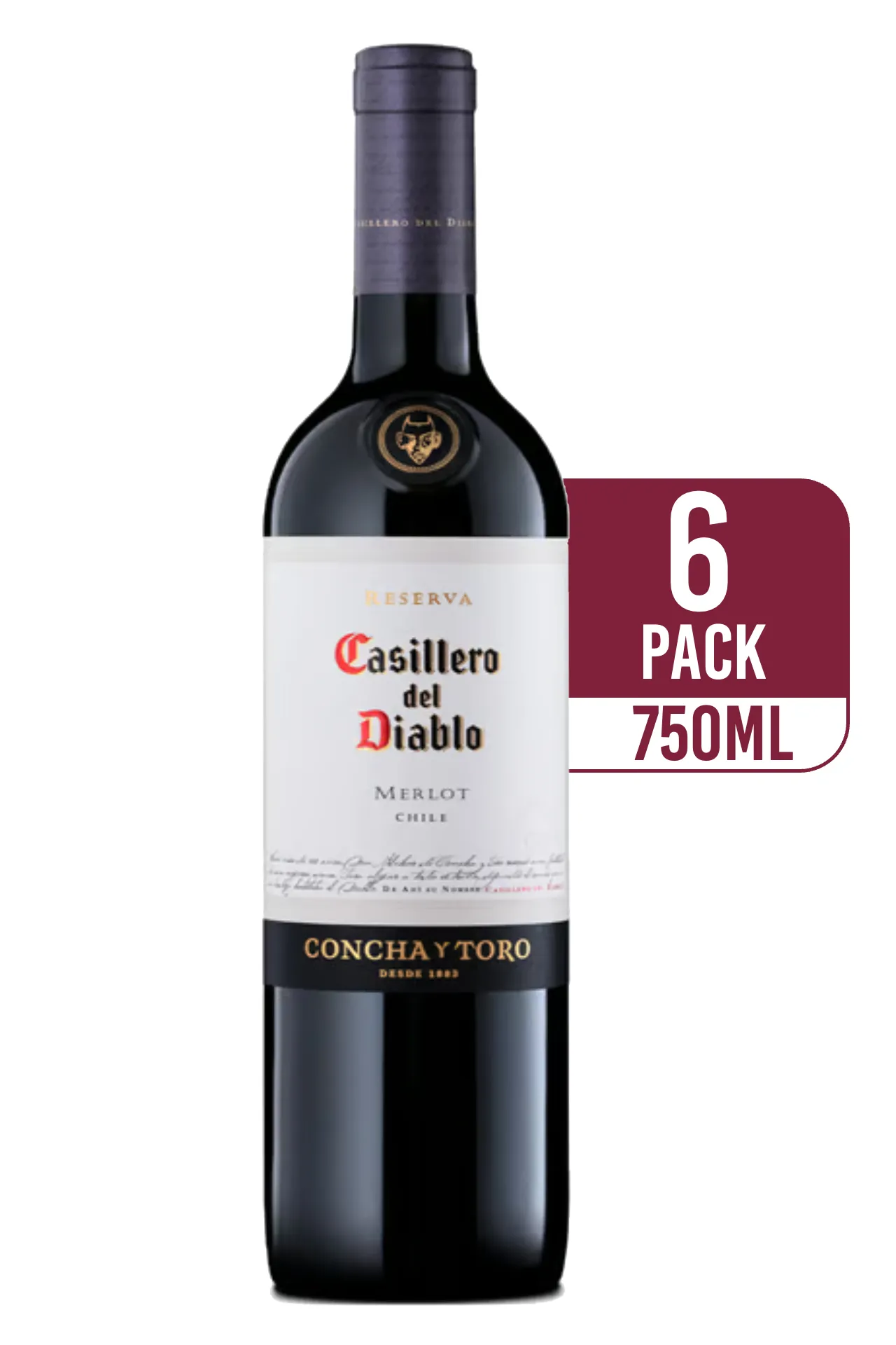 Casillero del Diablo Reserva Merlot (6-pack)