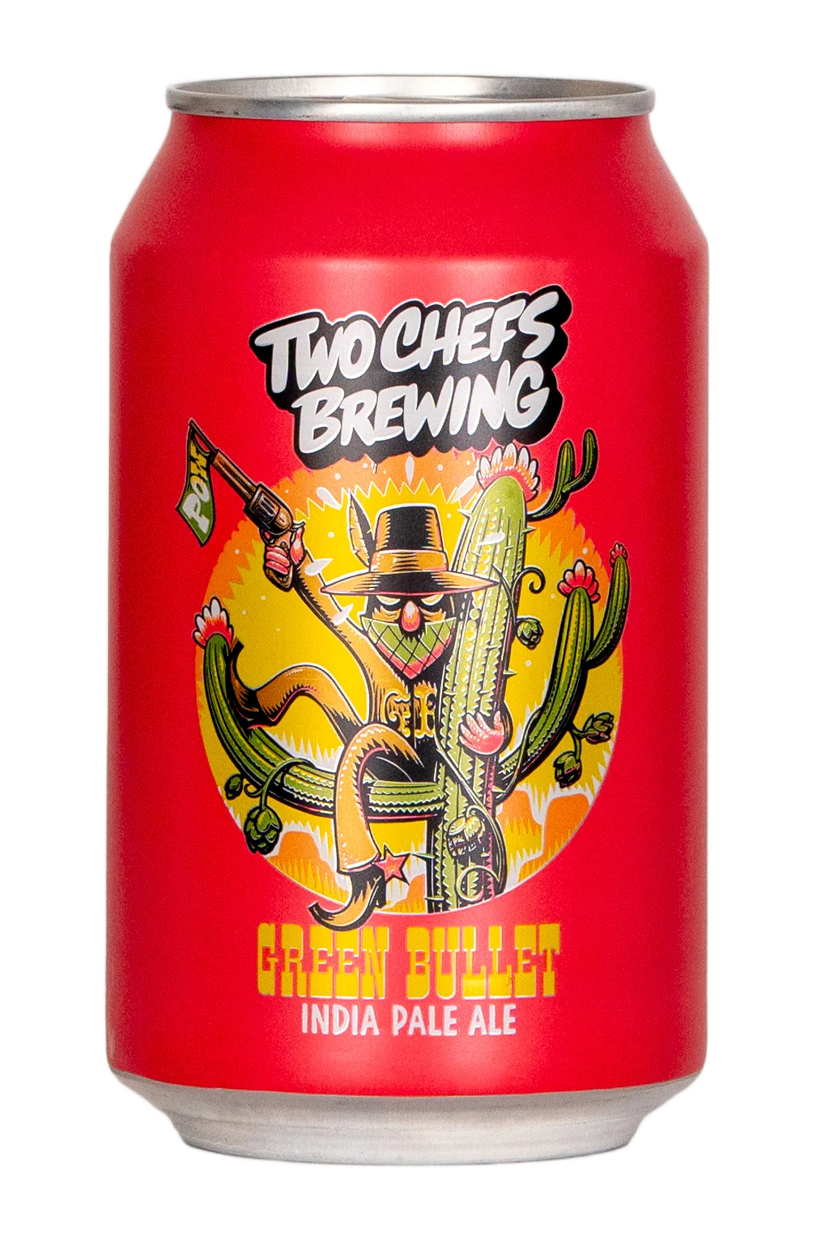 Two Chefs Green Bullet American IPA Can 6-Pack 6 x 330ml - Compare prices in UAE