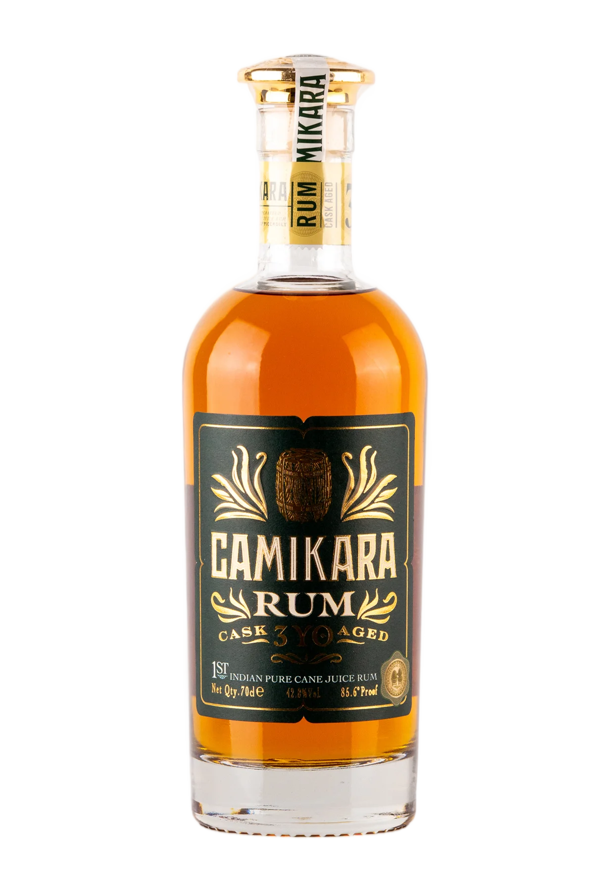 Camikara 3 Year Old Indian Pure Cane Juice Rum 700 ml by camikara - Compare prices in UAE
