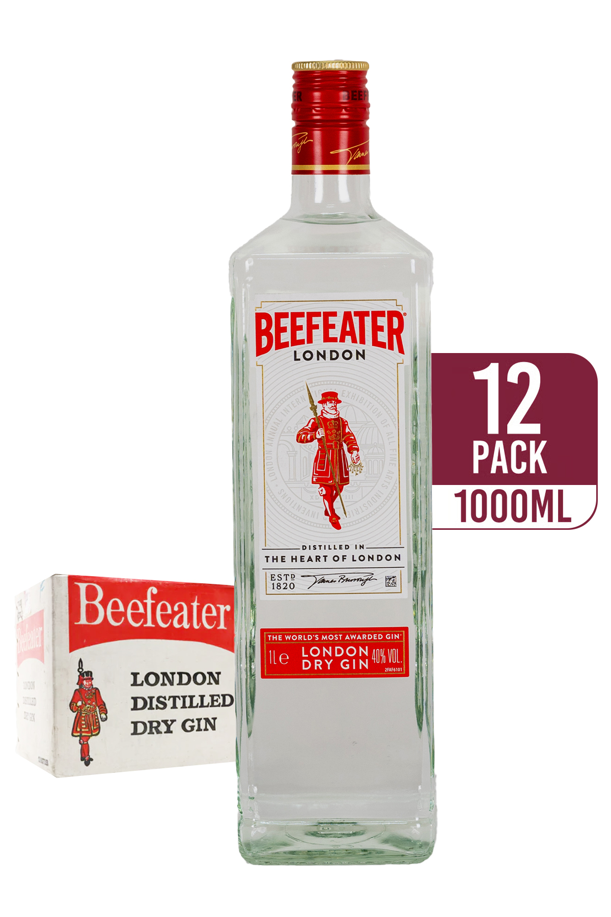 Beefeater gin 12 x 1L - Compare prices in UAE