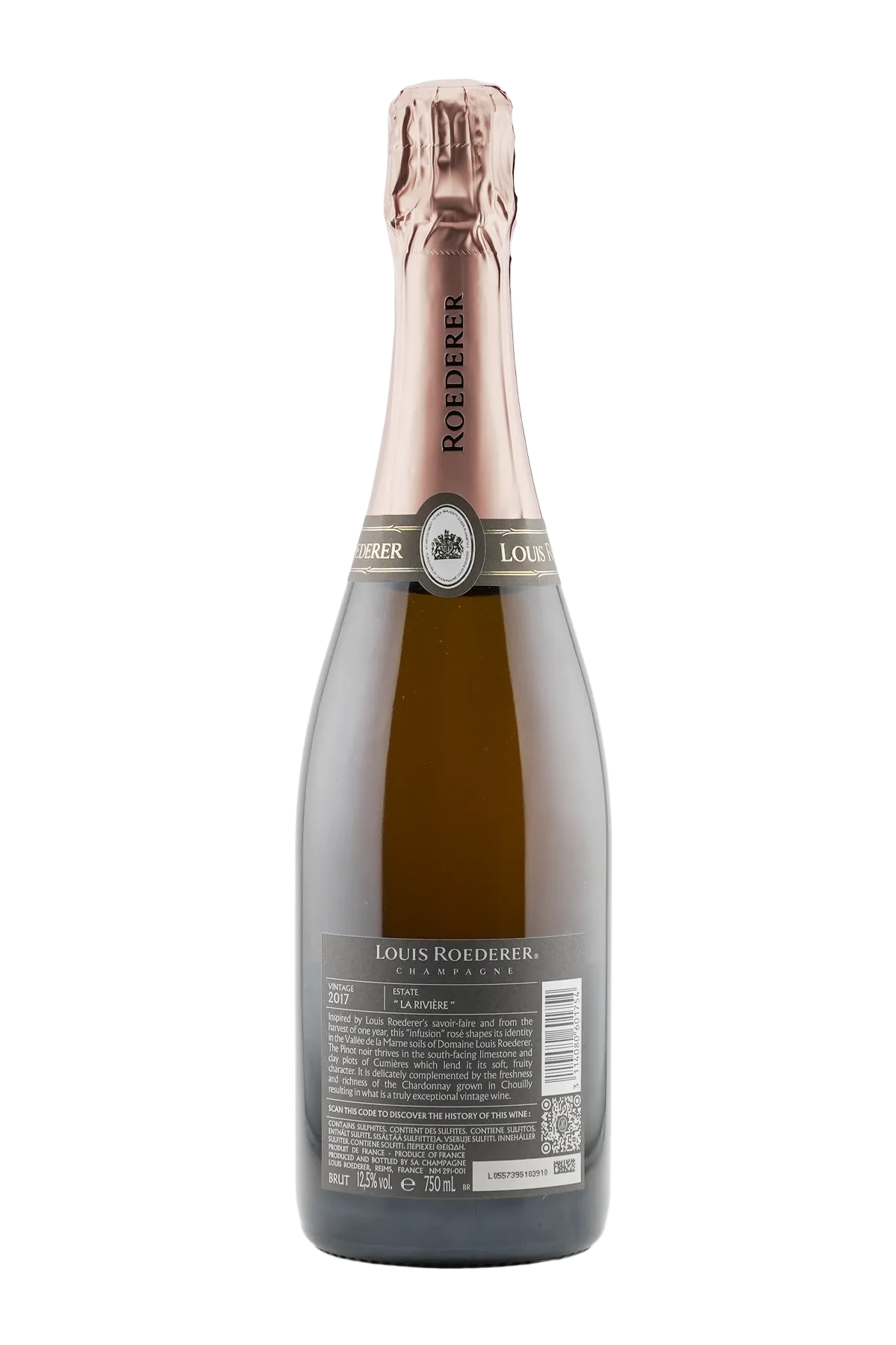 Buy Louis Roederer Brut Rosé Champagne Vintage 2017 - CityDrinks