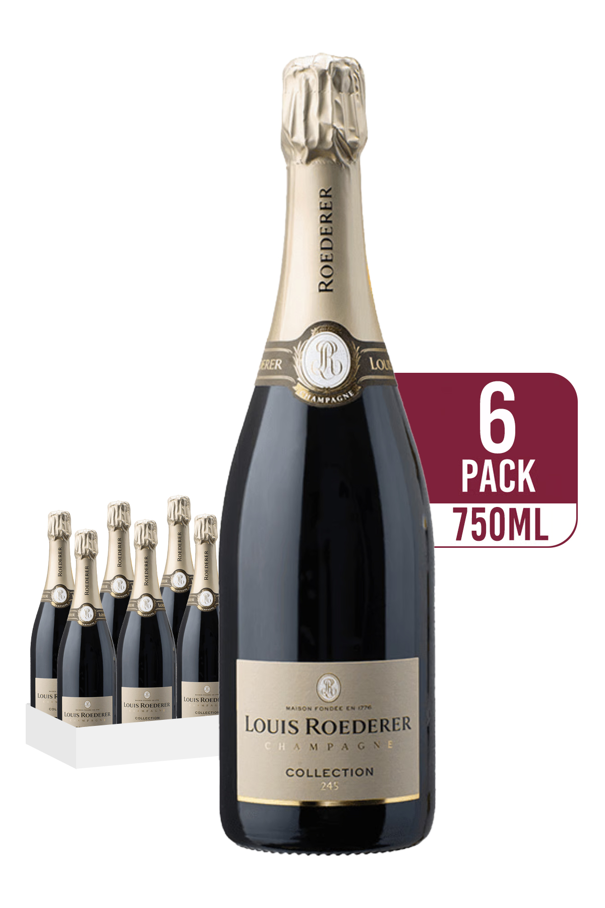 Louis Roederer Champagne Collection 245 Brut (6-pack)