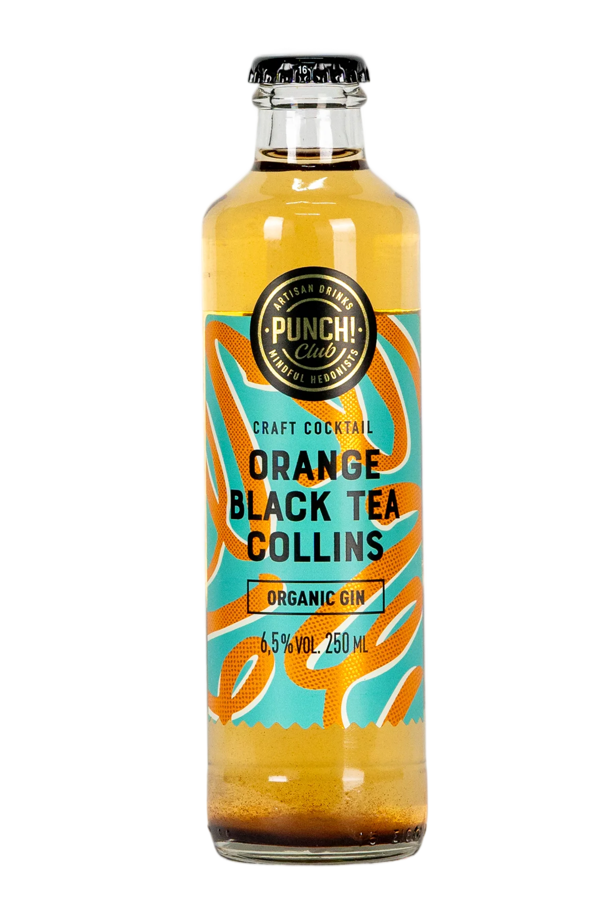 Punch Club Orange Black Tea Collins Gin Cocktail RTD 250 ml - Compare prices in UAE
