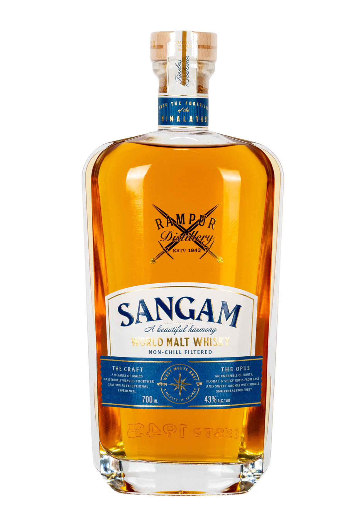 Sangam World Malt Blended Indian Whisky
