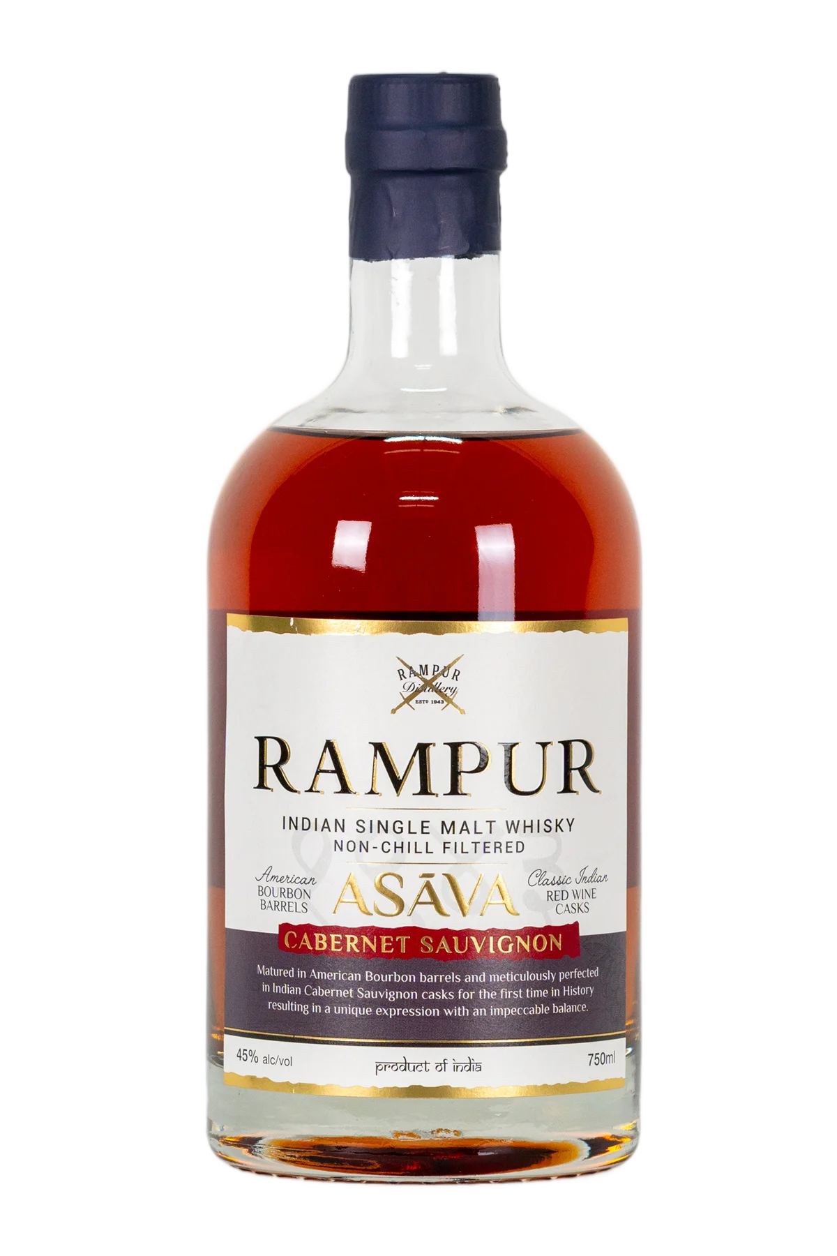 Rampur Asava Indian Single Malt Whisky 750 ml by rampur - Compare prices in UAE