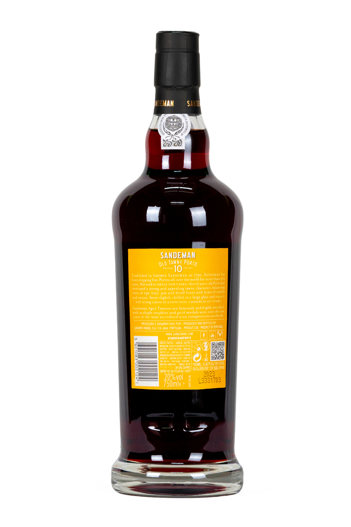 Sandeman 10 Year Old Tawny Port Wine | Online Delivery Dubai
