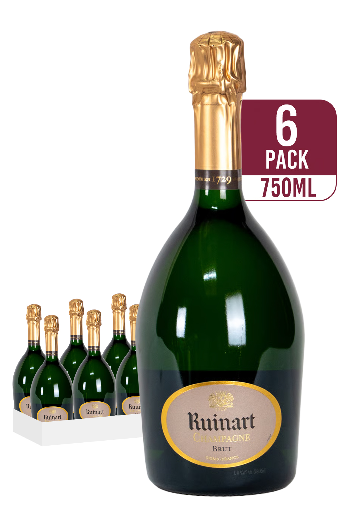 Ruinart Champagne Brut (6-pack)