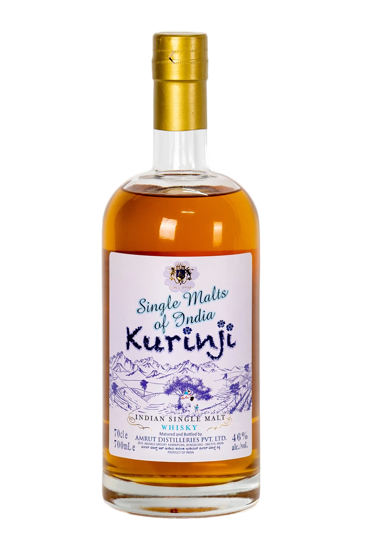 Amrut Kurinji Indian Single Malt Whisky 750 ml - Compare prices in UAE