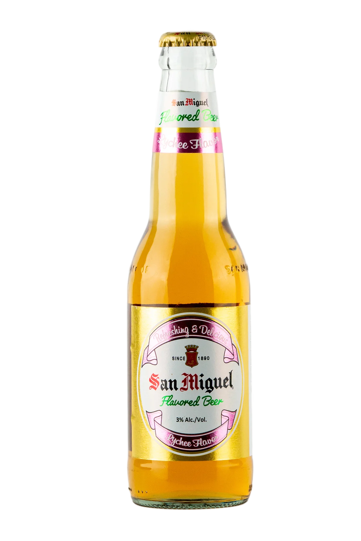 San Miguel Lychee Beer Bottle 6 x 330ML - Compare prices in UAE