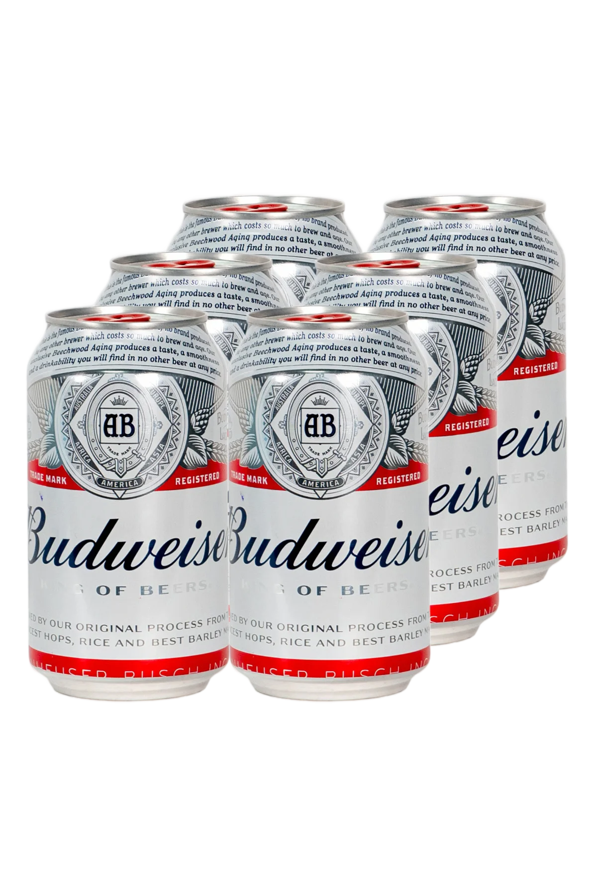 Budweiser American Lager Can 6-pack 6 x 355ml by budweiser - Compare prices in UAE