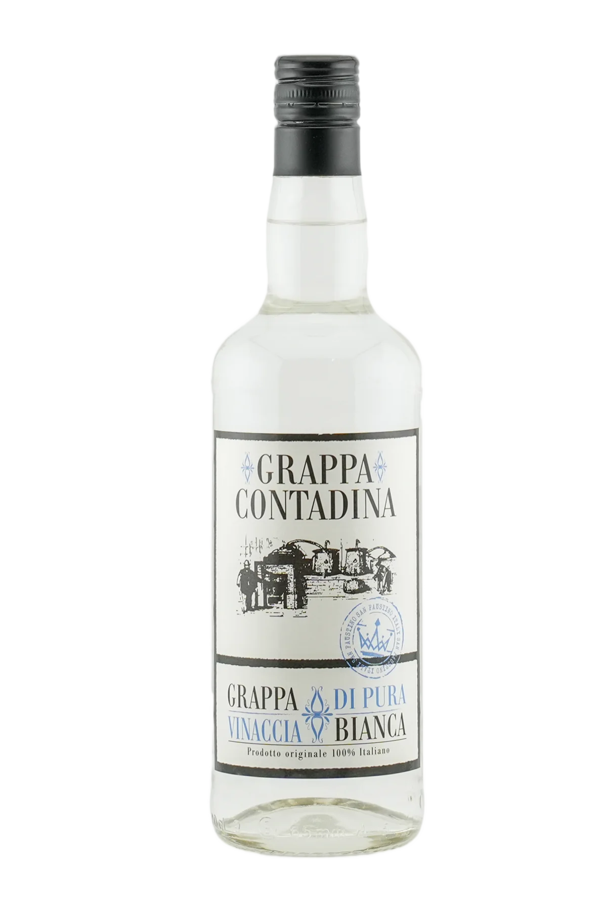 Grappa Contadina Di Pura Vinaccia Bianca 700 ml - Compare prices in UAE