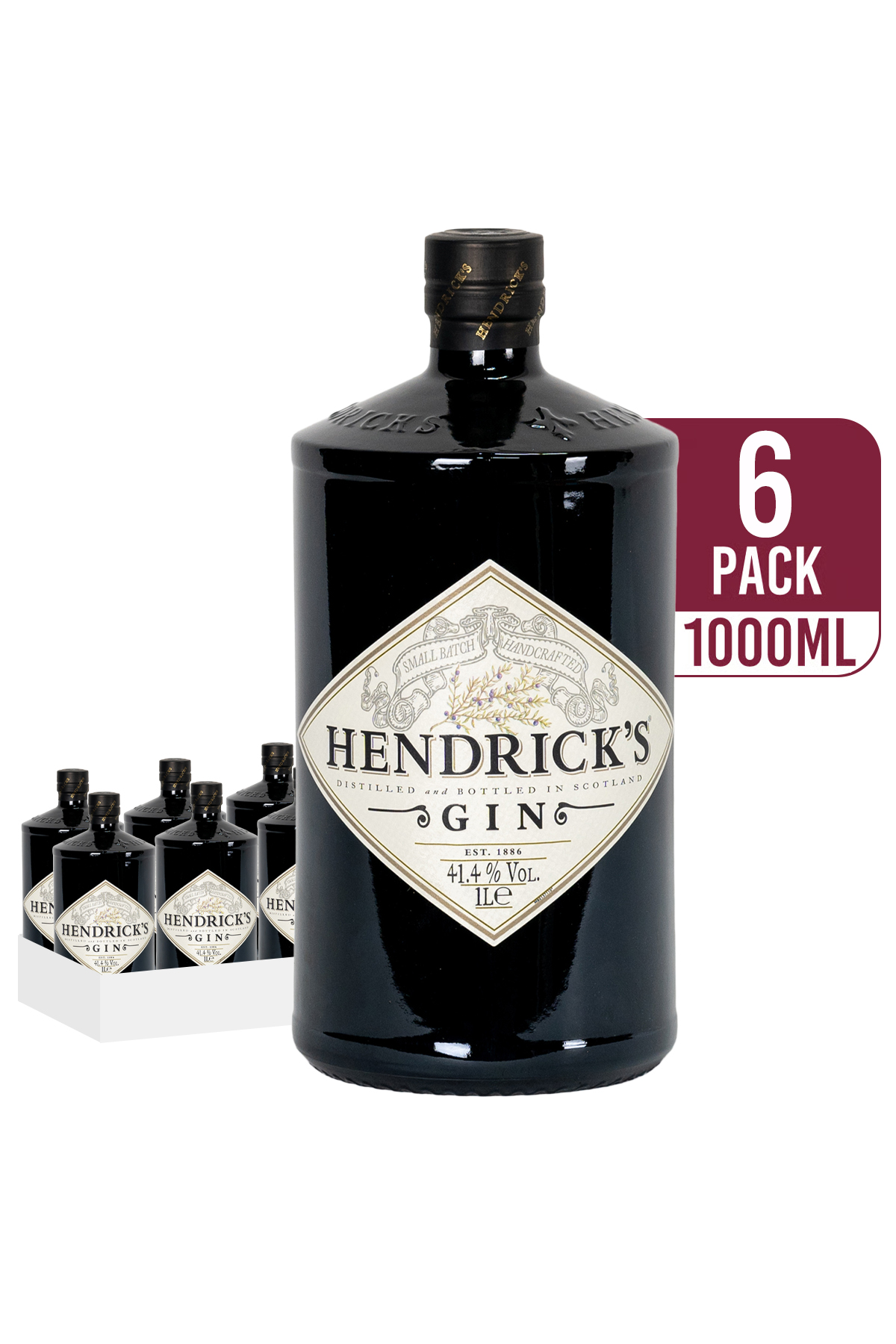 Hendricks Gin 6 x 1L by hendricks - Compare prices in UAE