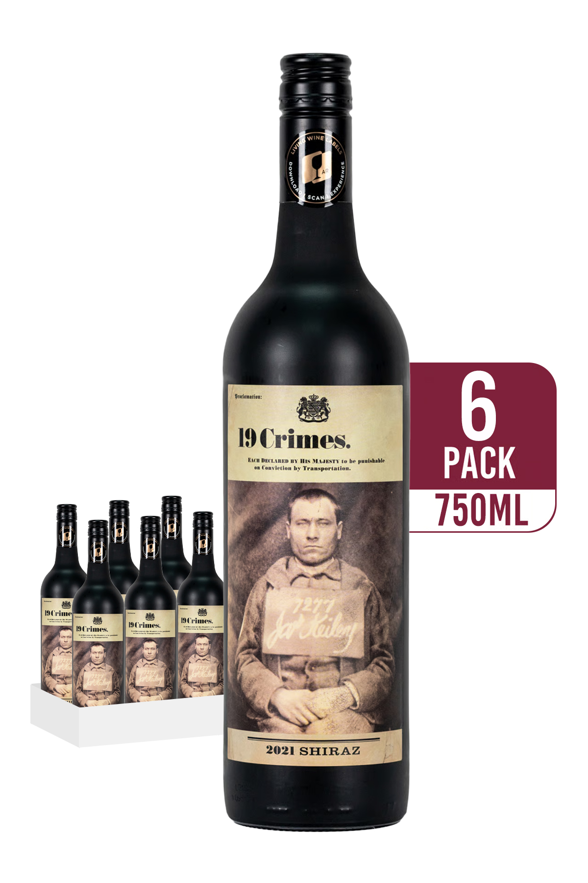 19 Crimes Shiraz 6 x 750ML by 19 crimes - Compare prices in UAE