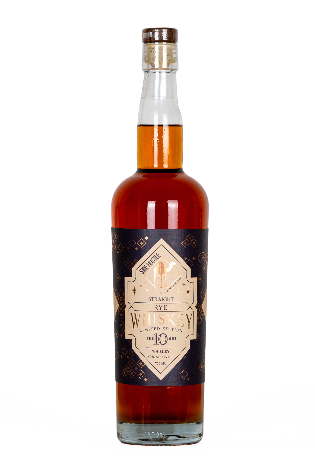 Side Hustle 10 Year Old Straight Rye Whiskey