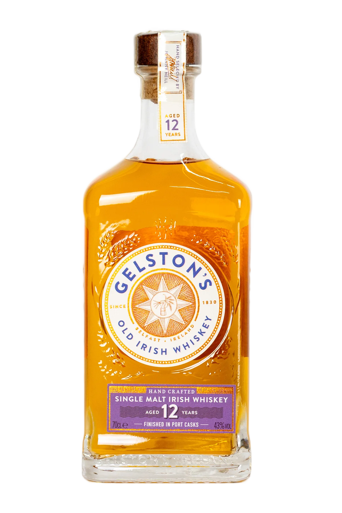 Gelston's 12 Year Old Port Cask Single Malt 700 ml - Compare prices in UAE