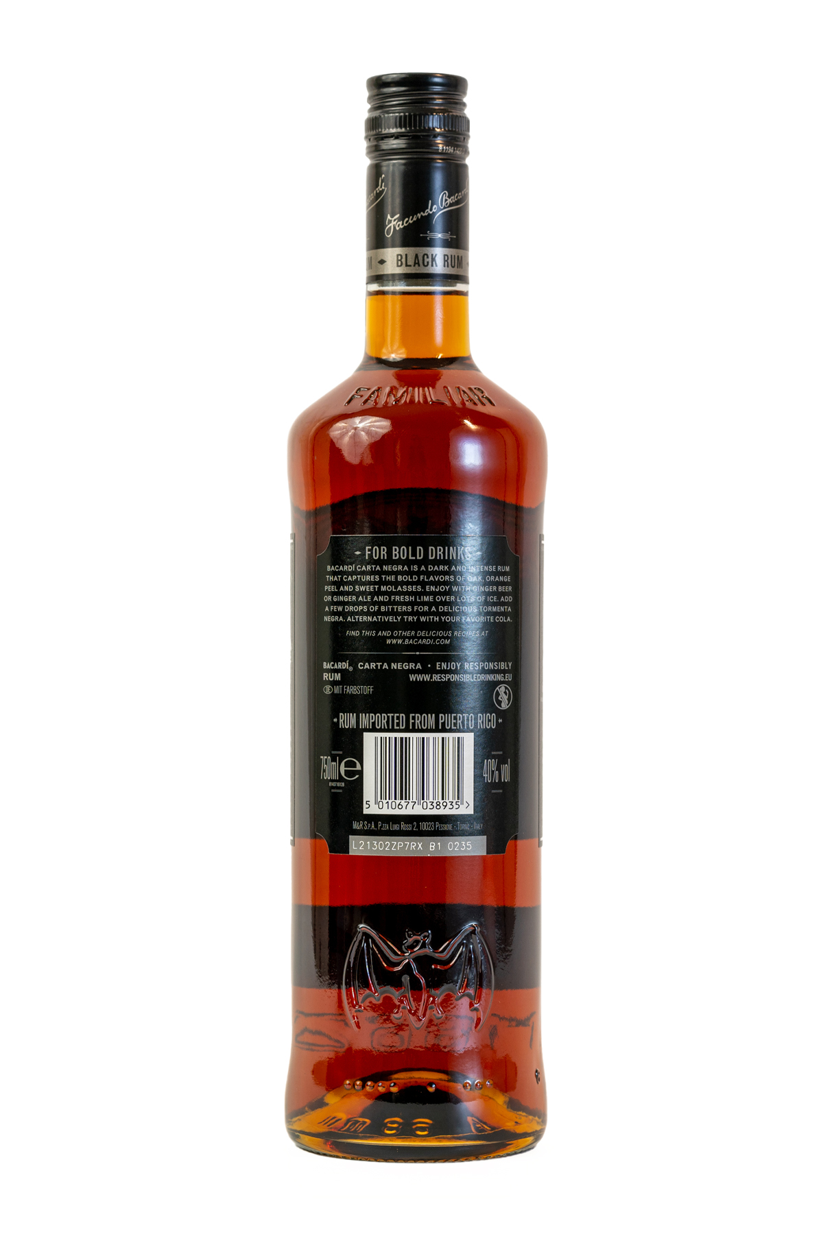 Buy Bacardi Carta Negra Rum Fast Reliable Delivery Dubai/AUH