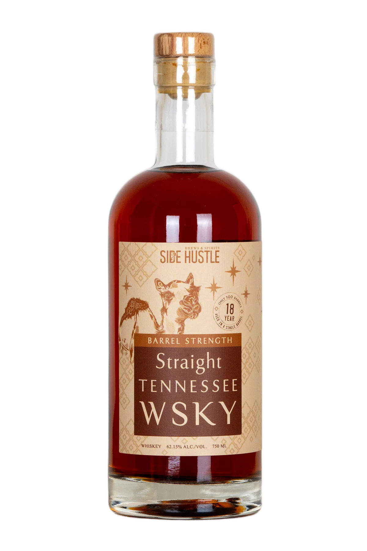 Side Hustle Tennessee Whiskey Barrel Proof 750 ml - Compare prices in UAE