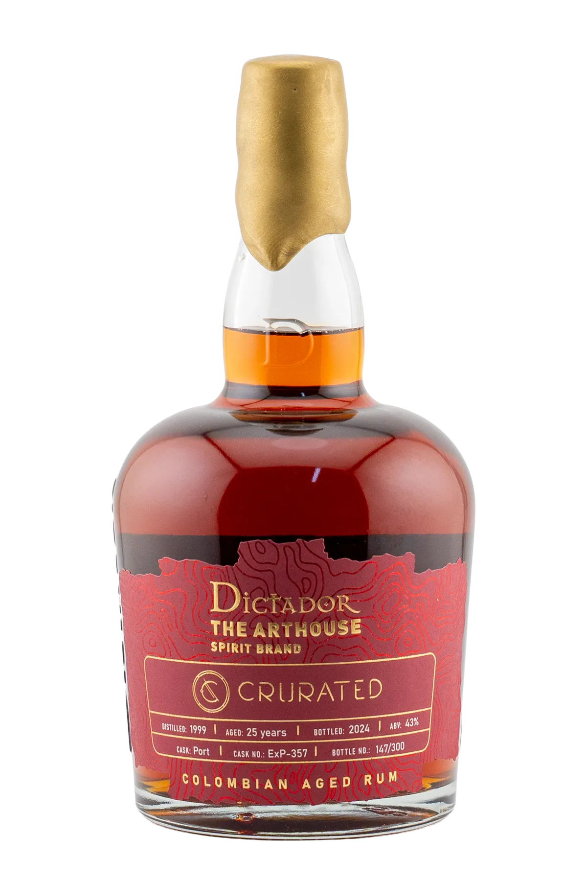 Dictador x Crurated Exclusive Single Cask Port Finish 1999 700 ml - Compare prices in UAE