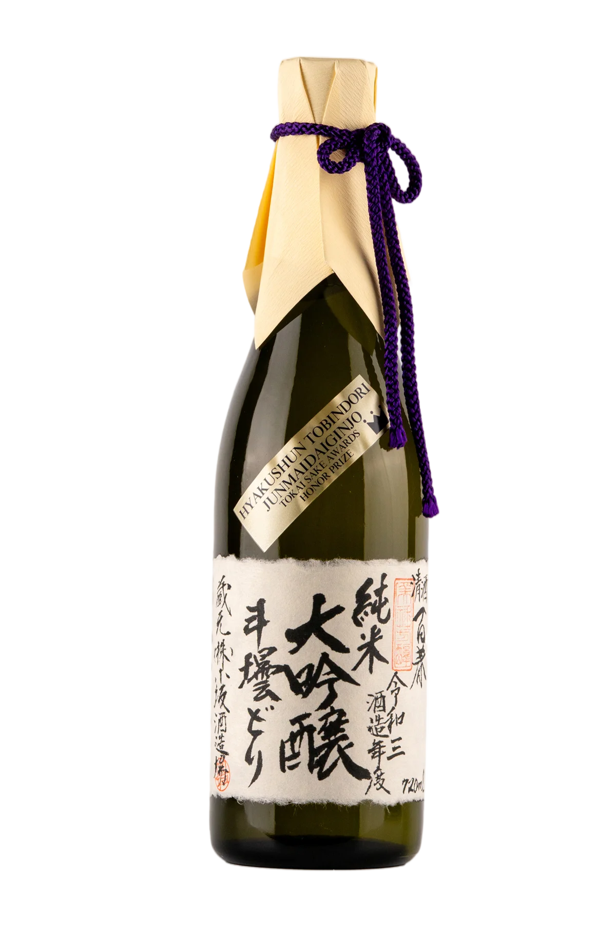 Kosaka Hyakushun Junmai Daiginjo Sake 720 ml - Compare prices in UAE