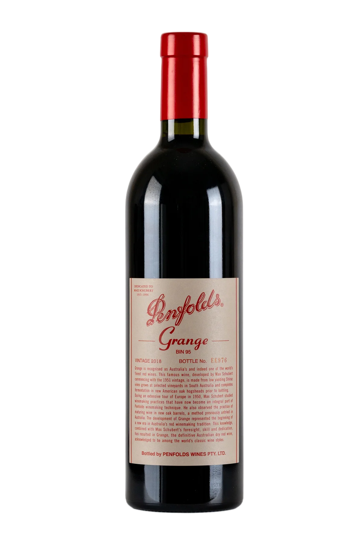 Penfolds Grange Bin 95 2018 750 ml - Compare prices in UAE