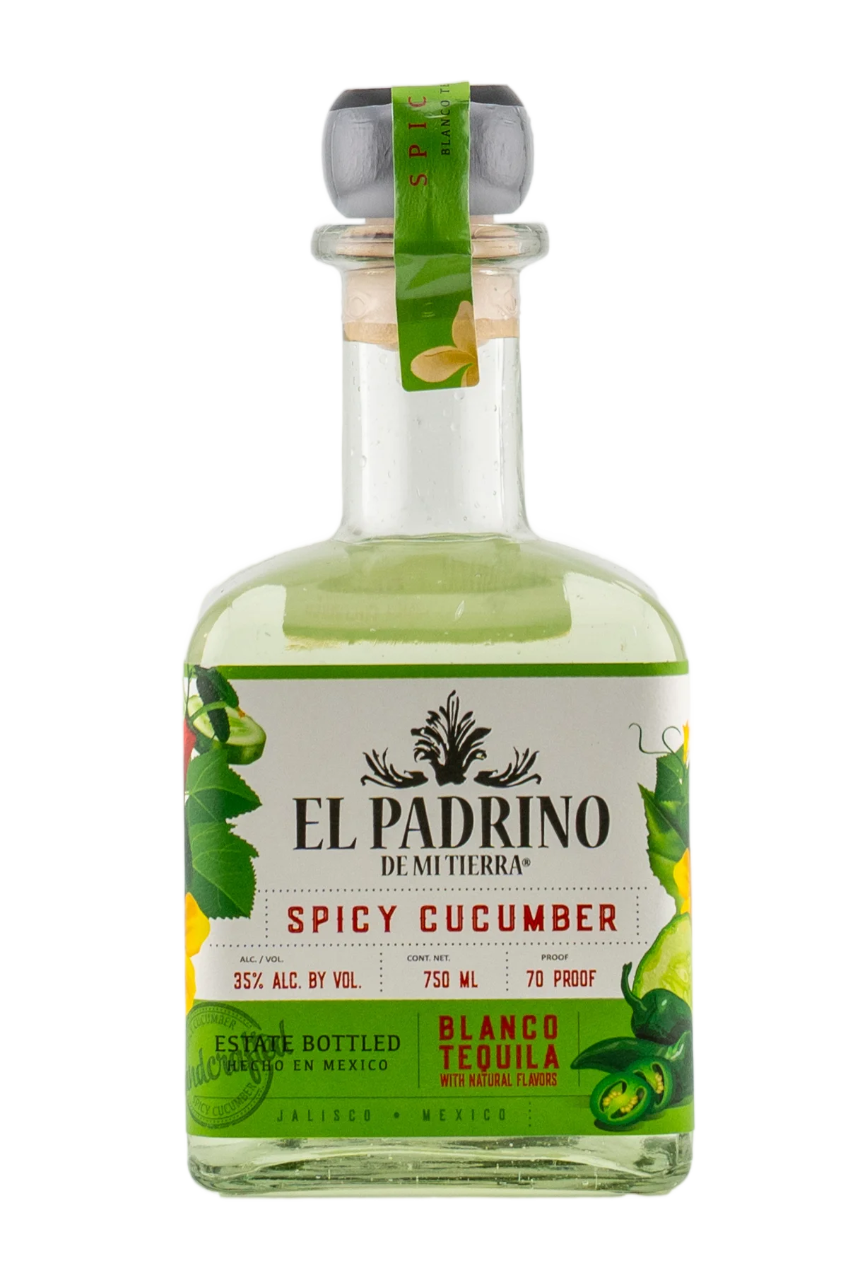 El Padrino de Mi Tierra Spicy Cucumber Blanco Tequila 750 ml - Compare prices in UAE