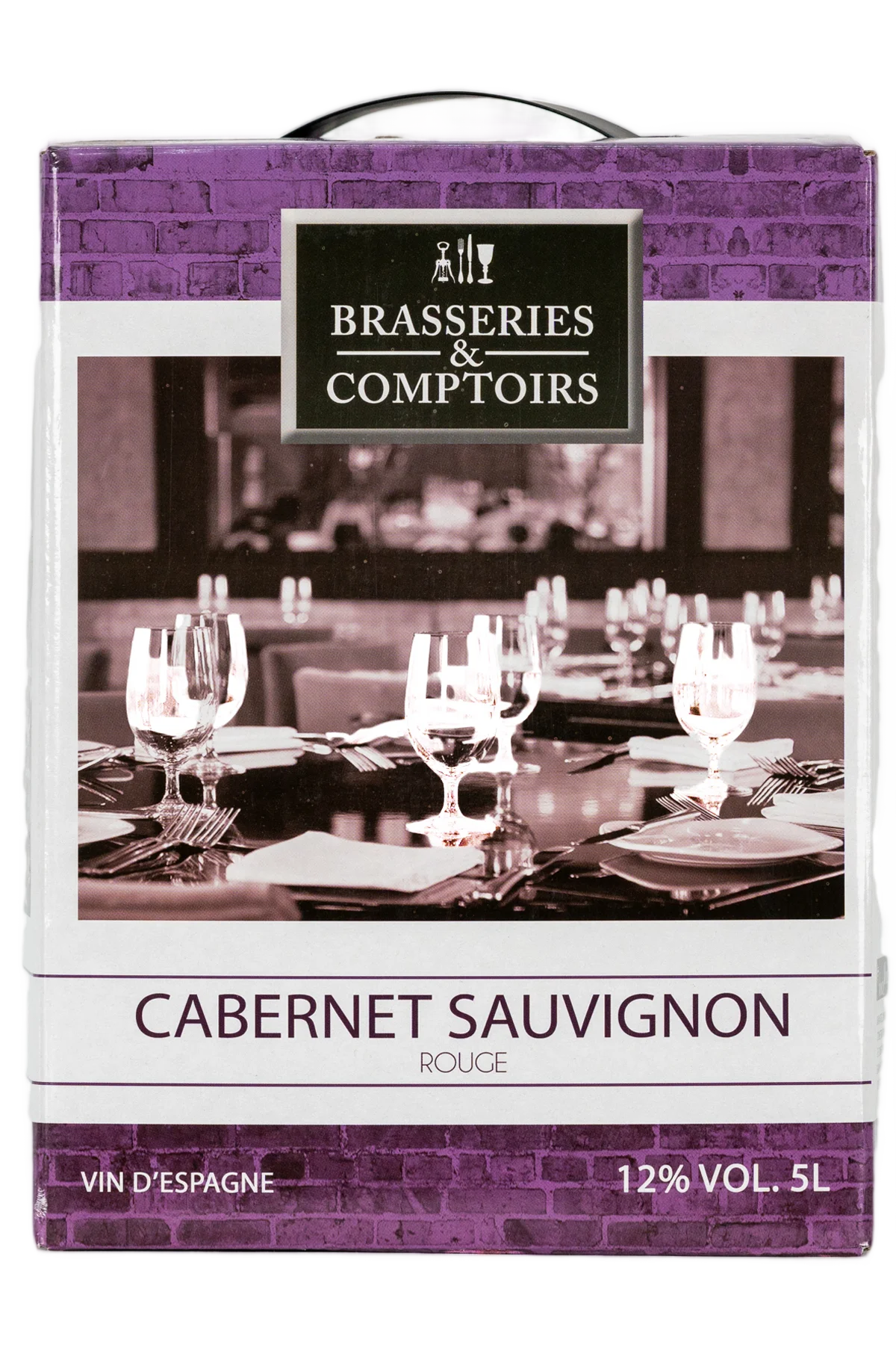 Brasseries Comptoirs Cabernet Sauvignon 5-Liter Boxed Wine 5000 ml by brasseries - Compare prices in UAE