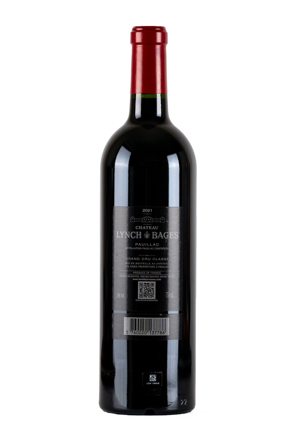 CHATEAU LYNCH BAGES 2021 赤ワイン PAUILLAC Chateau Lynch-Bages 2021 | Wine.com