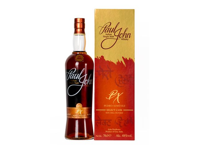 Paul John PX Pedro Ximénez シングルモルトウイスキー PaulJohnPXSelectCaskIndianSing