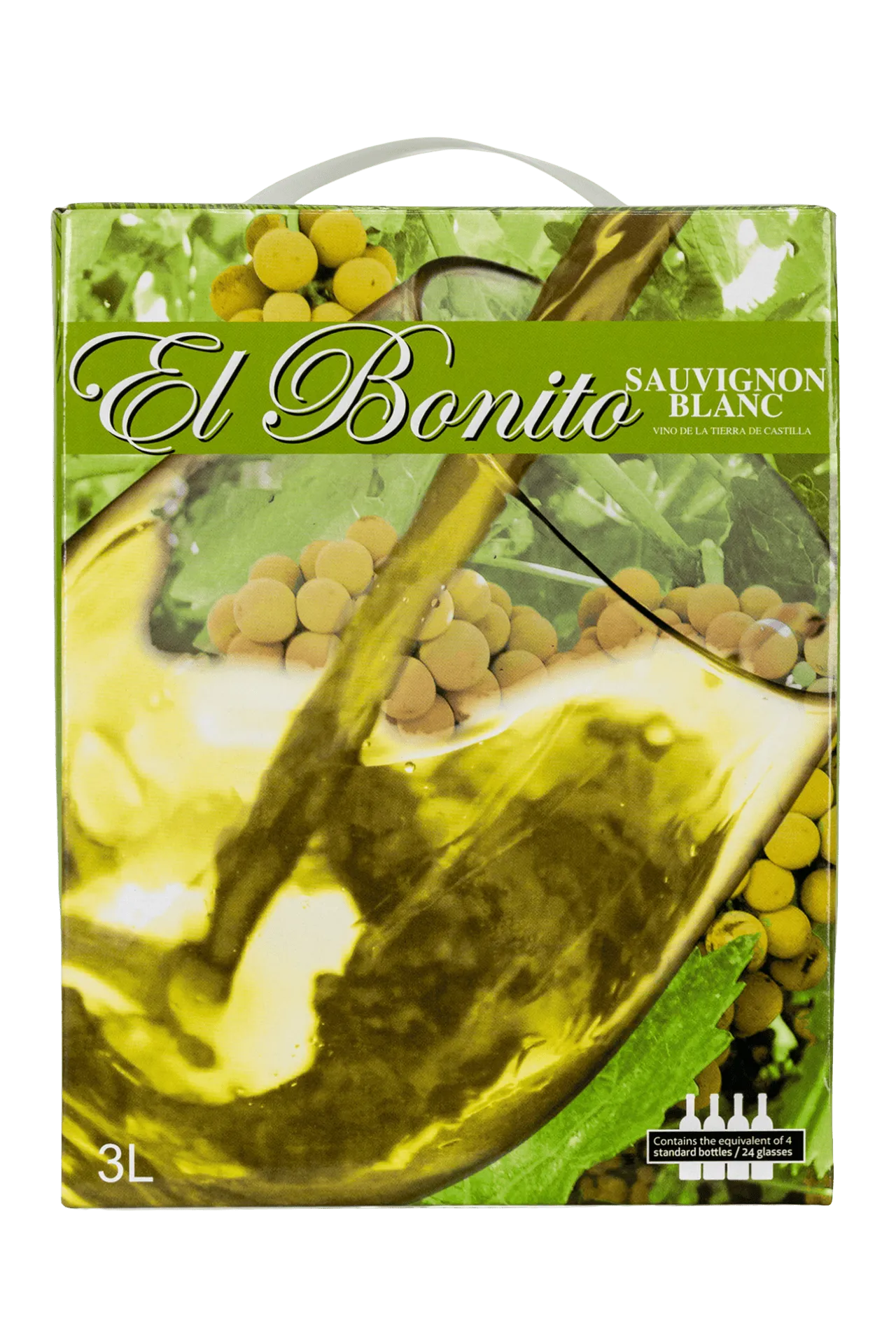 El Bonito Sauvignon Blanc 3-Liter Boxed Wine 3000 ml by el bonito - Compare prices in UAE