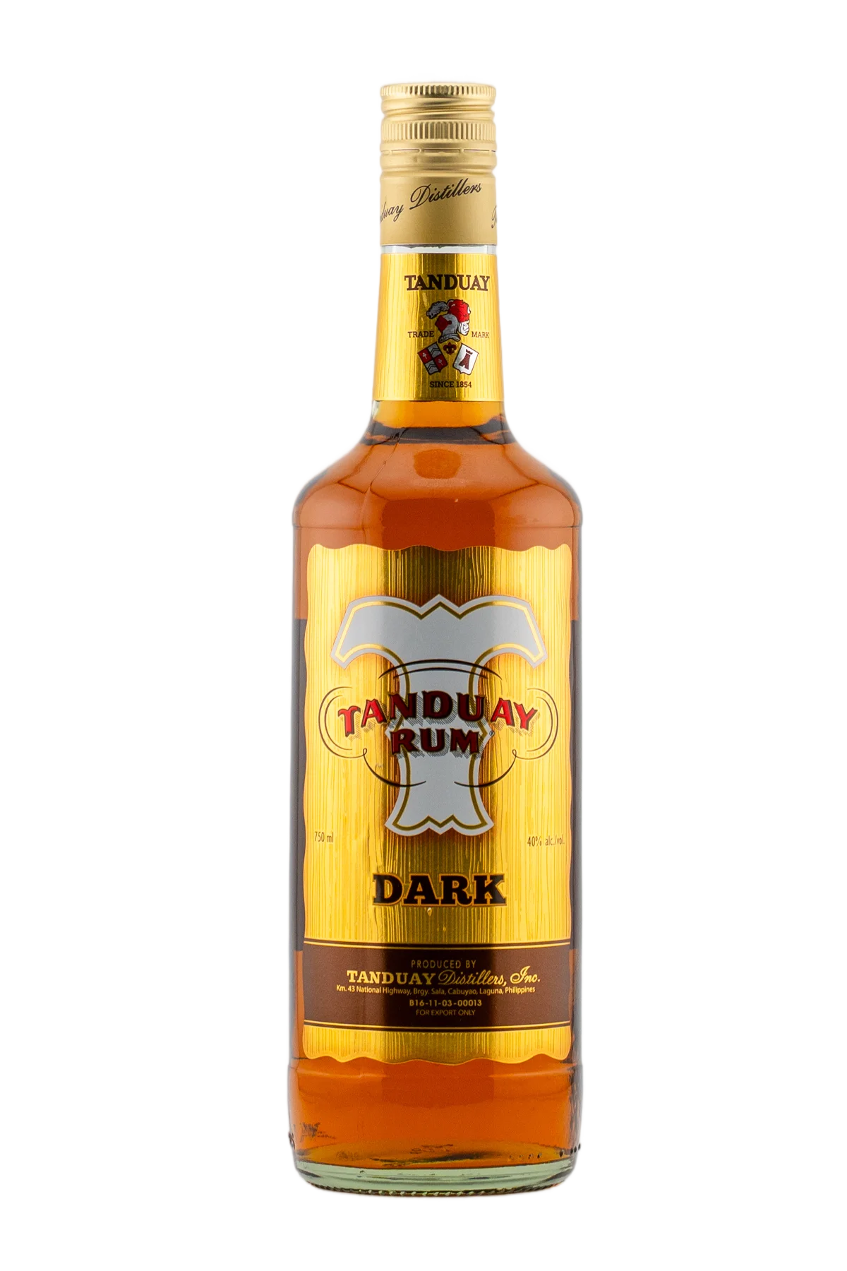 Tanduay Dark Rum Dark 750 ml by tanduay - Compare prices in UAE