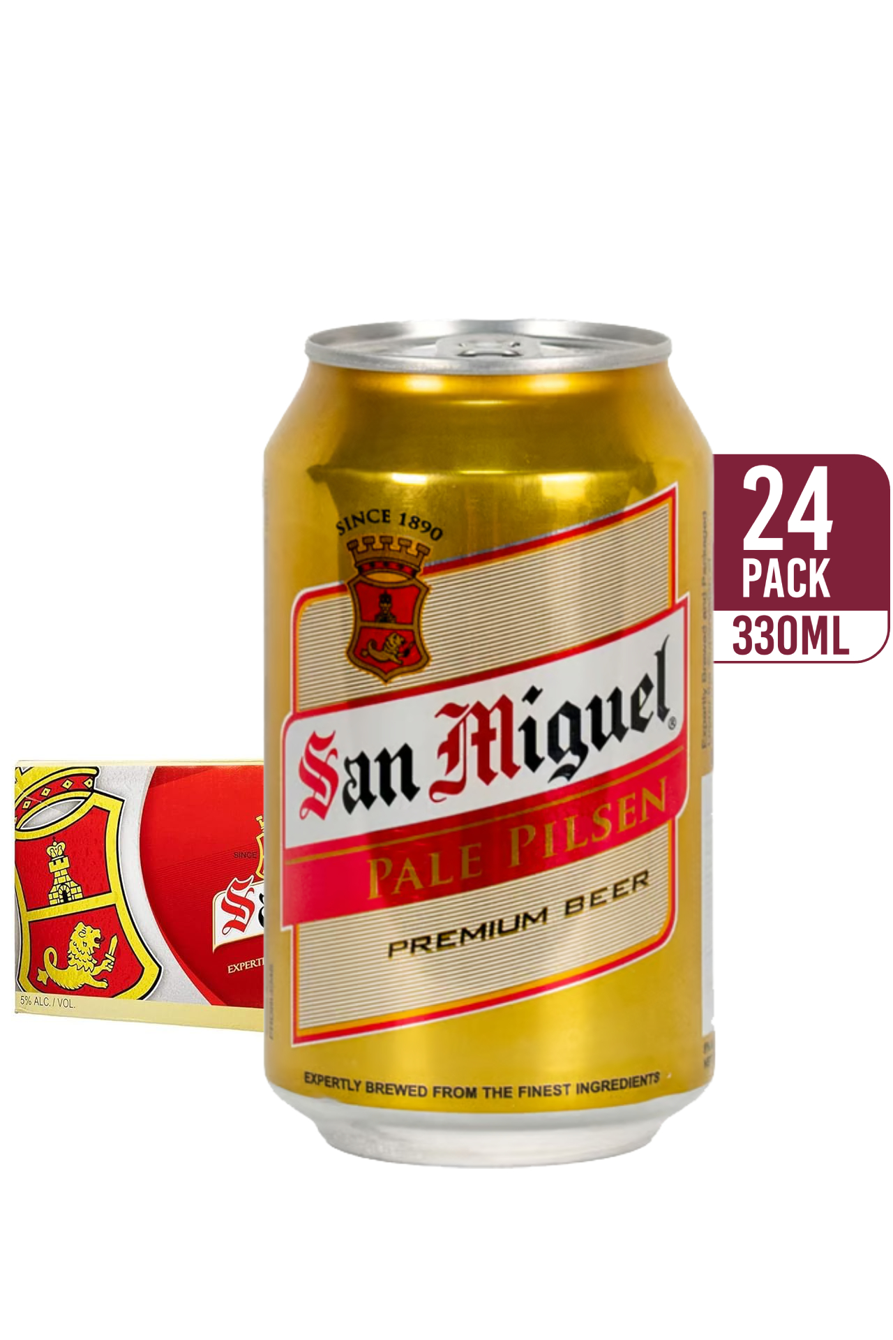 San Miguel Pale Pilsen Premium Beer (24-pack)