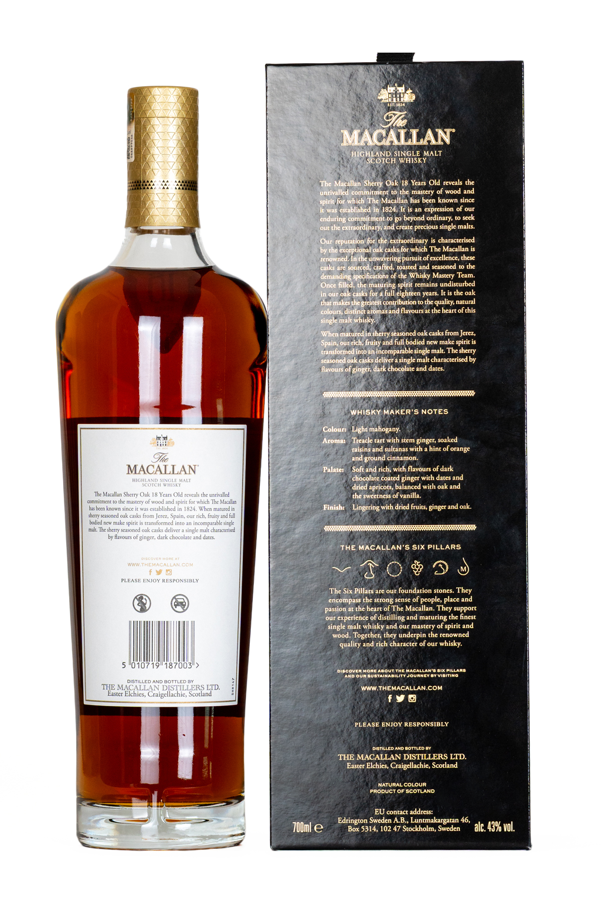 マッカラン18年2020 Sherry Oak 700ml The Macallan Sherry Oak 18 Years Old, 2020 Release | The