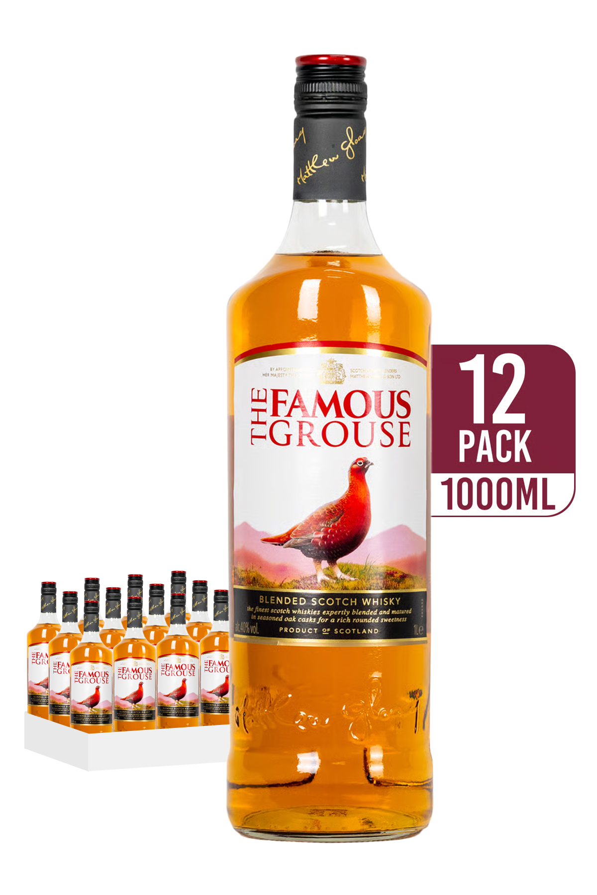 The Famous Grouse Blended Scotch (12-pack)