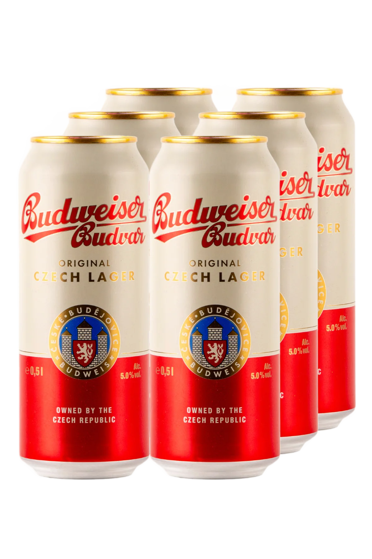 Budvar Czech Lager 6-pack 6 x 500ml - Compare prices in UAE