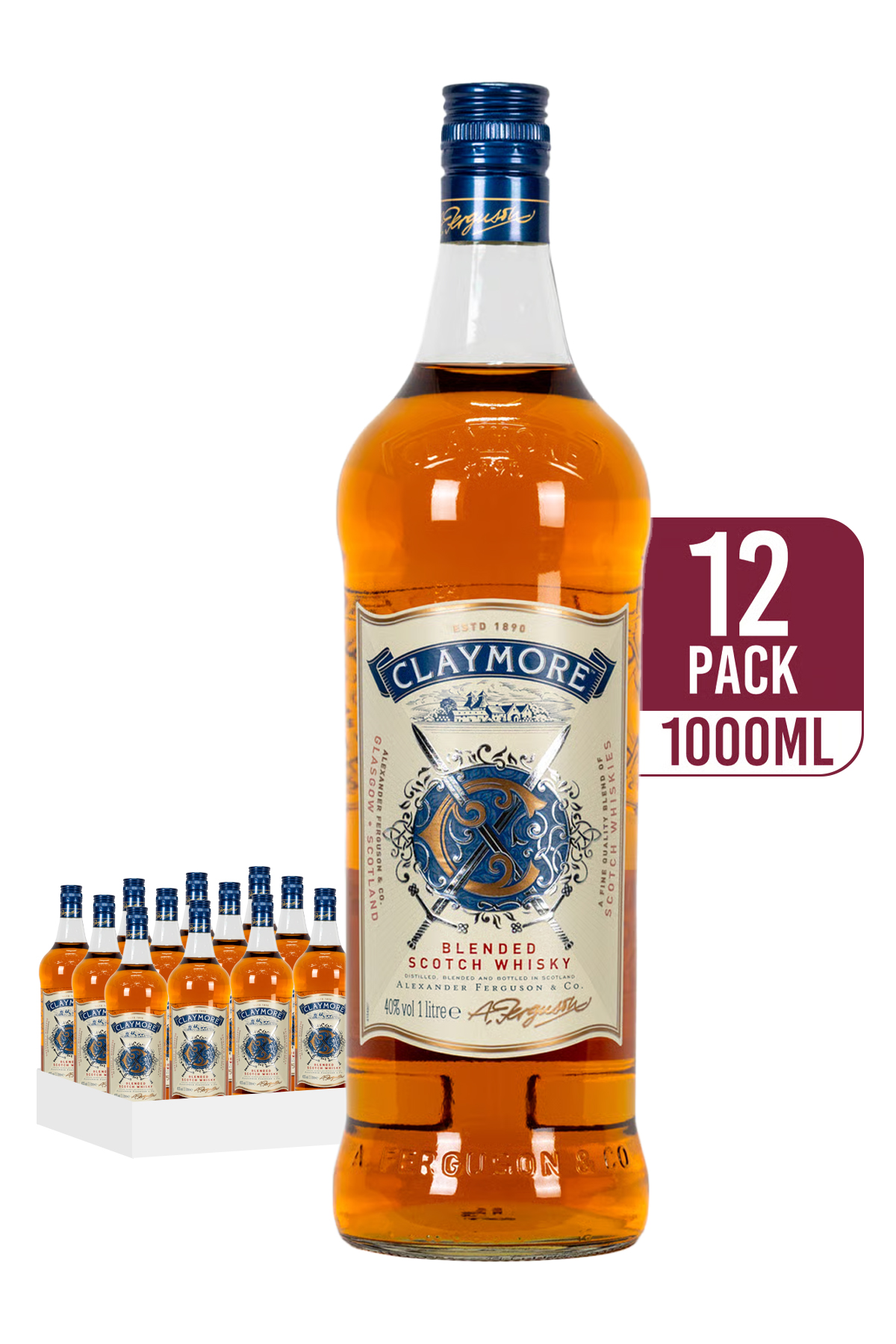The Claymore Blended Scotch (12-pack)