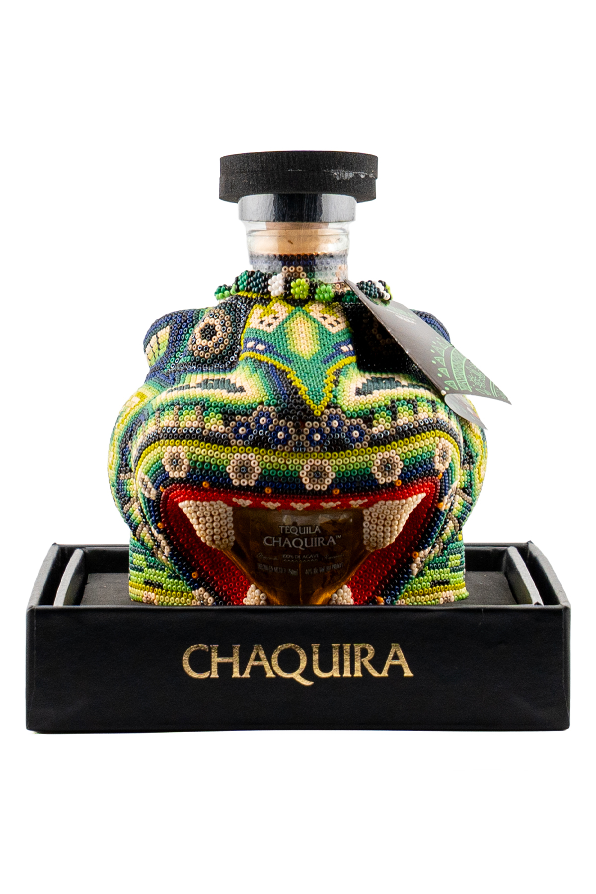 Chaquira Beaded Jaquar Reposado Tequila