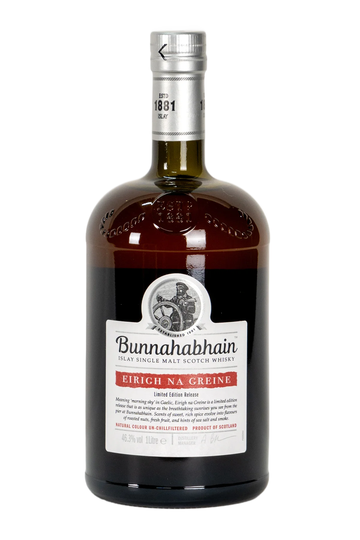 Bunnahabhain Eirigh Na Greine Single Malt 1000 ml by bunnahabhain - Compare prices in UAE