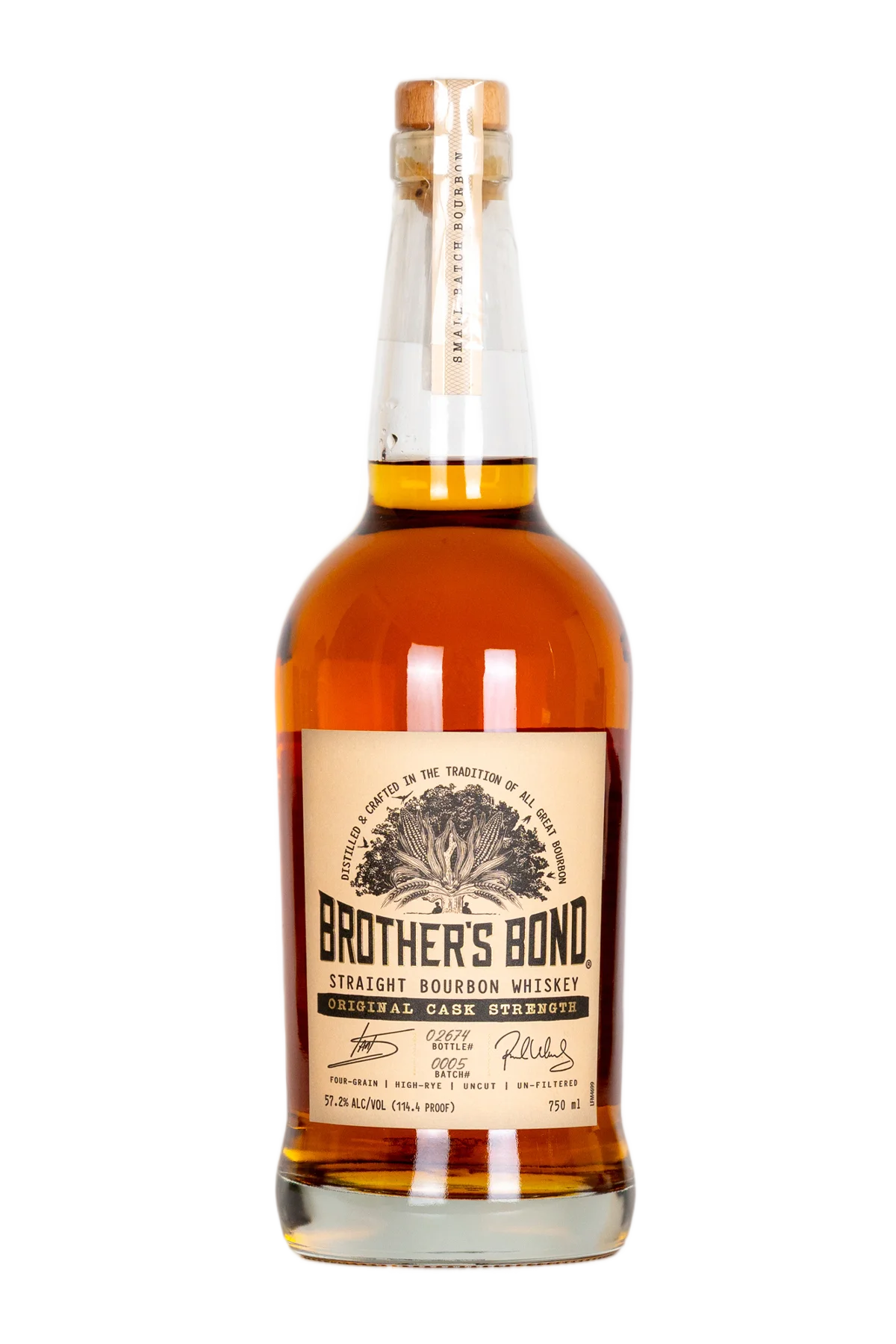 Brother's Bond Original Cask Strength Bourbon 750 ml - Compare prices in UAE