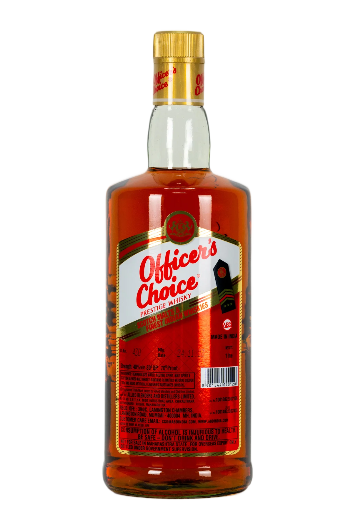 Officer's Choice Prestige Blended Indian Whisky 1000 ml by officers choice - Compare prices in UAE