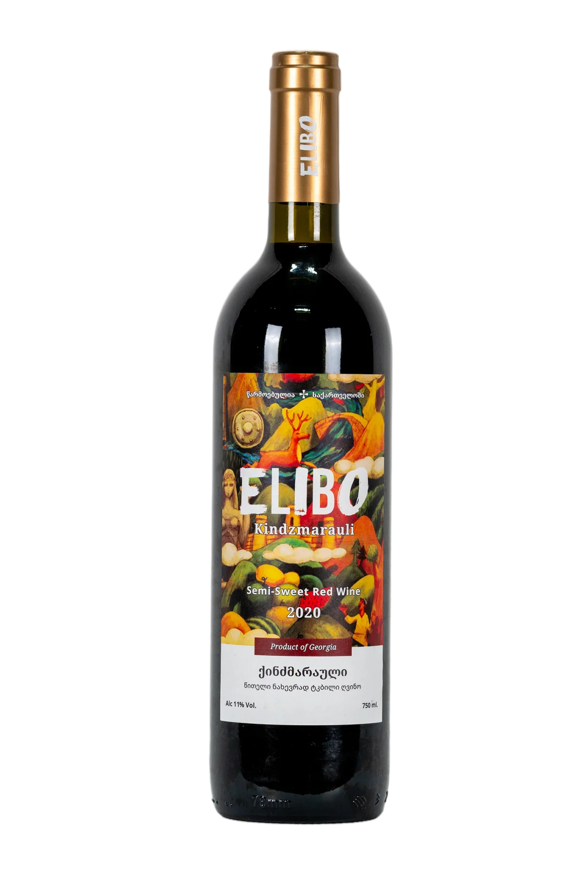 Elibo Kindzmarauli Semi Sweet Red 750 ml by elibo - Compare prices in UAE