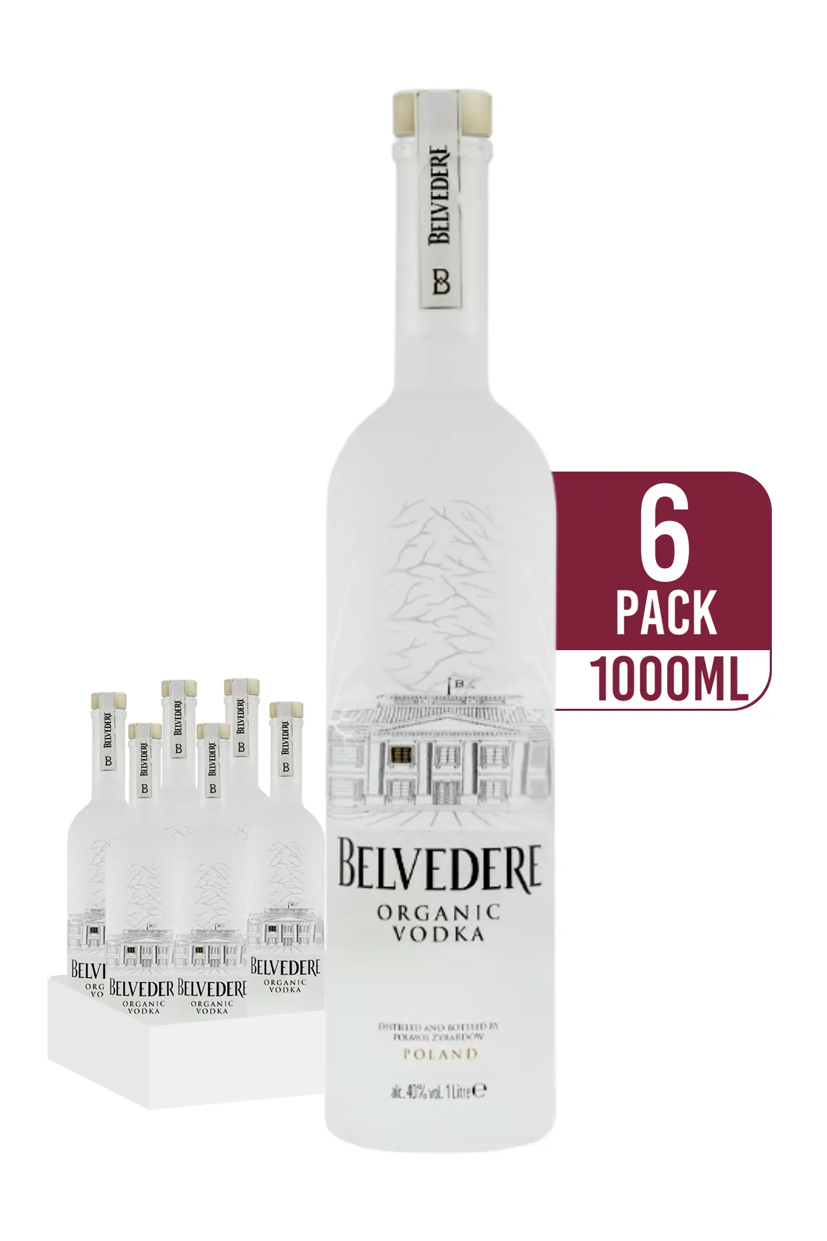 Belvedere Vodka 6 x 1L by belvedere - Compare prices in UAE