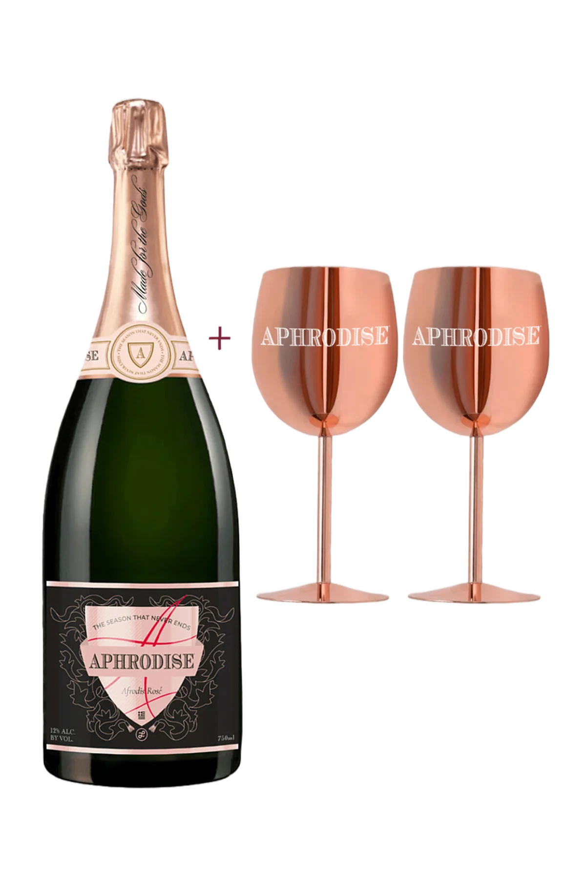 Aphrodise Sparkling Ros Buy 1 Get 2 Free Goblets 750 ml - Compare prices in UAE