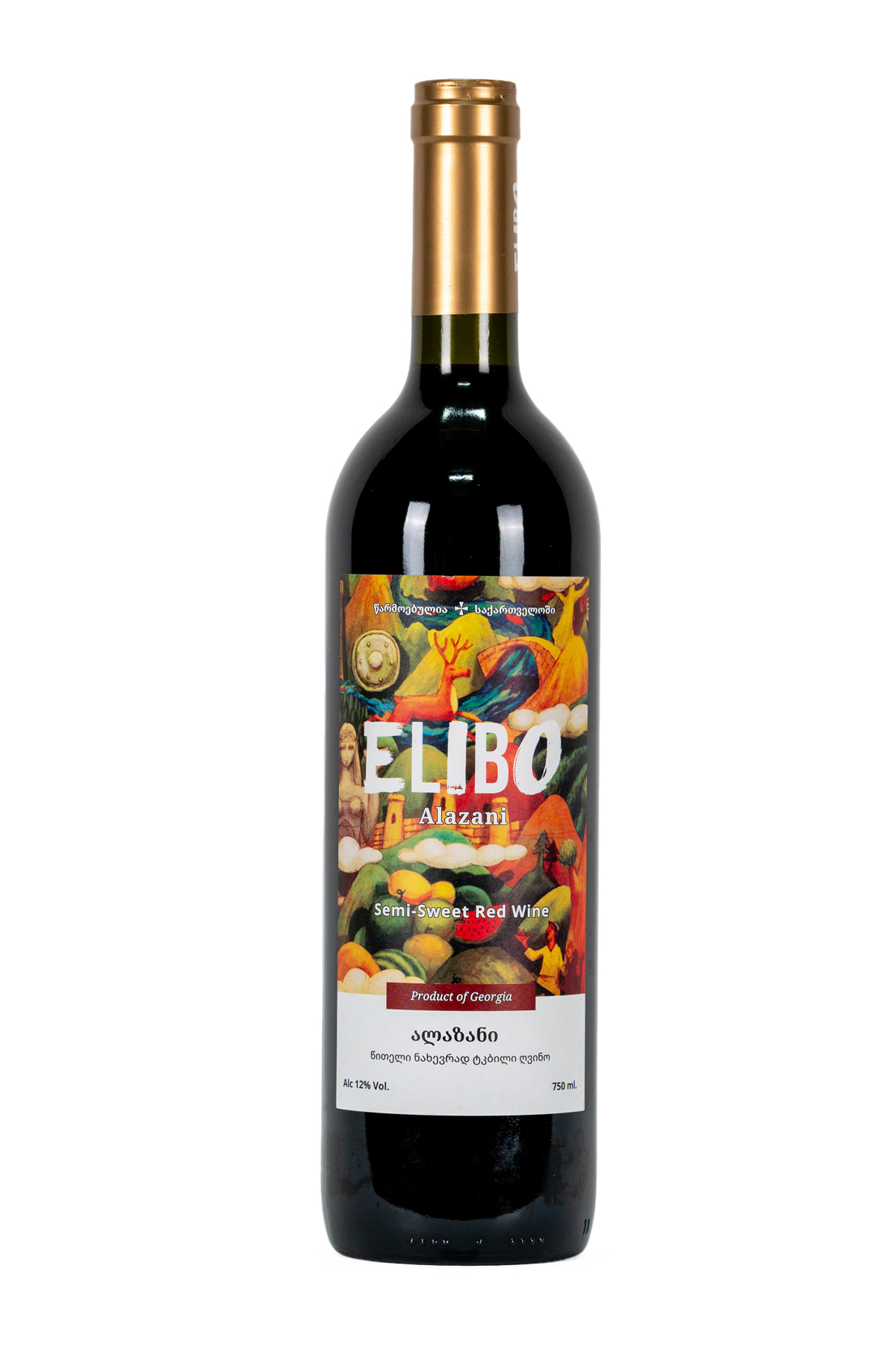 Elibo Alazani Semi Sweet Red | Buy Online UAE - CityDrinks