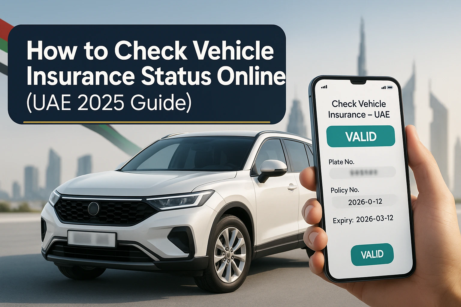 How to Check Vehicle Insurance Status Online (UAE 2025 Guide)